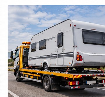 Karavan çekici ve taşıma hizmeti